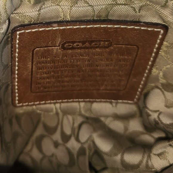 Coach Leatherware Est. 1941 Embossed Brown Leatherware Swing Bag Crossbody - Picture 8 of 11